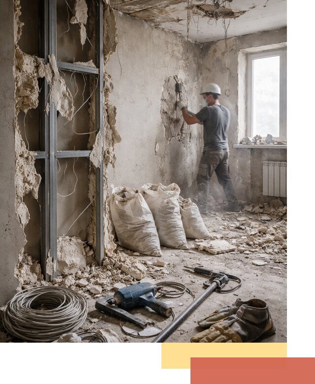 Профессиональный демонтаж зданий и конструкций в Мариинске