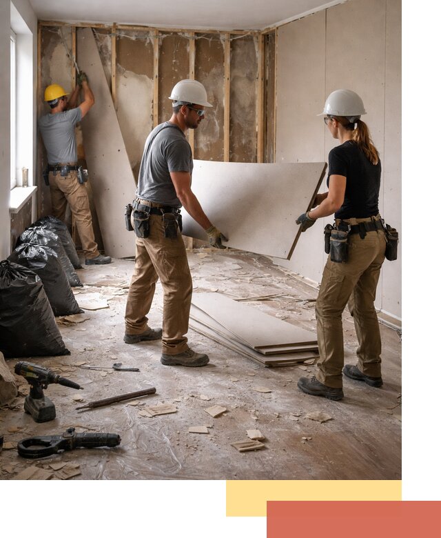 Демонтаж стеновых панелей в Мариинске быстро и аккуратно