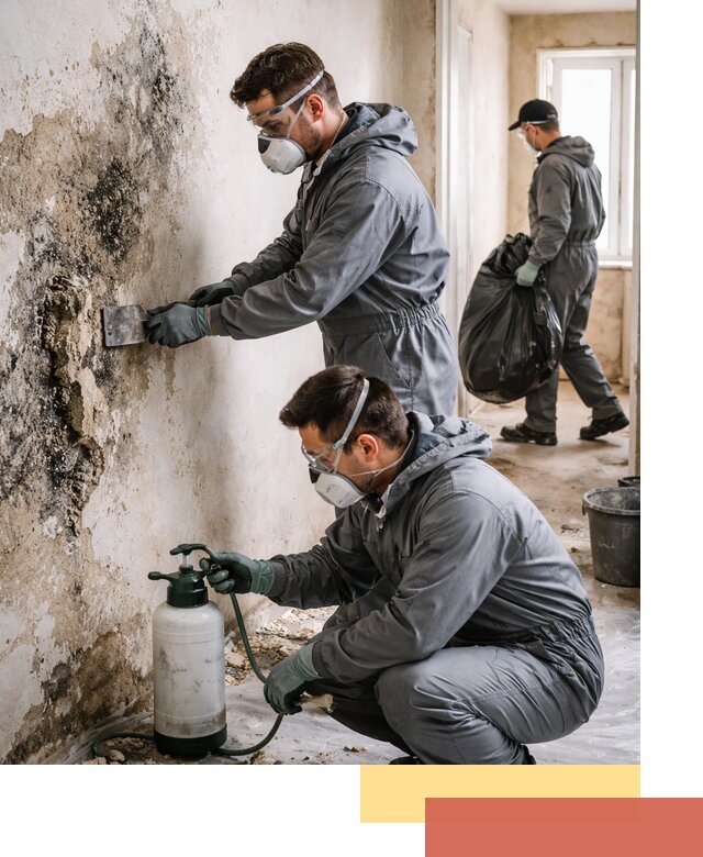 Удаление плесени со стен профессионально в Мариинске