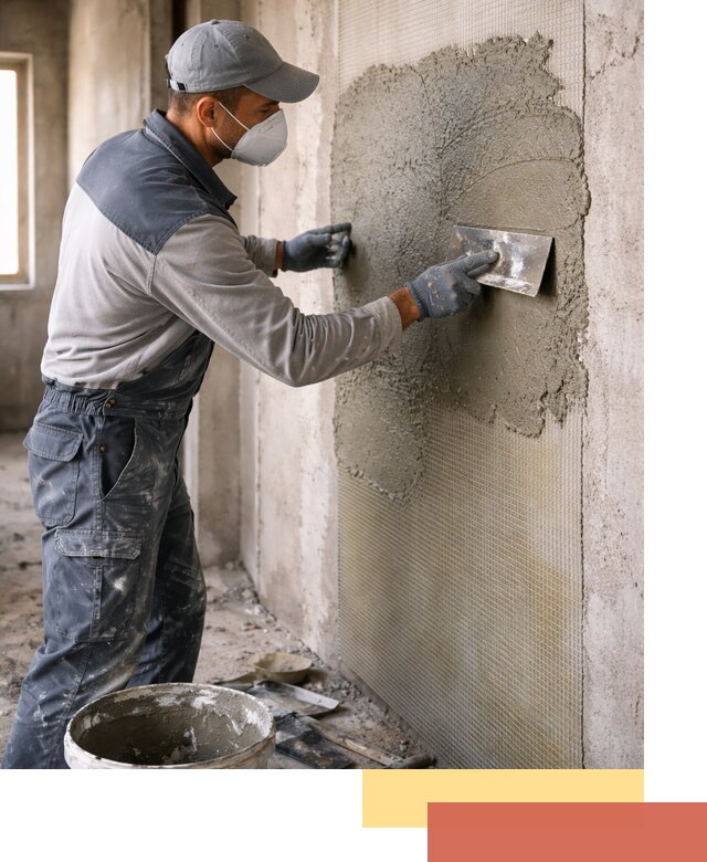 Штукатурка стен по сетке в Мариинске под ключ качественно и быстро