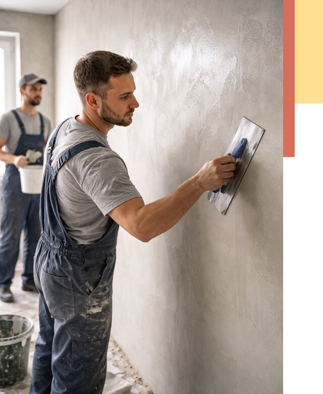 Глянцевание штукатурки стен в Мариинске от 7649 руб. — услуги и затирка | ОТДЕЛОЧНИК-Мрн