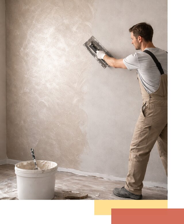 Декоративная штукатурка «Мокрый шелк» под ключ в Мариинске