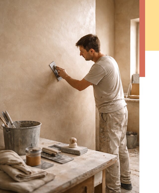 Марокканская штукатурка таделакт в Мариинске под ключ от 4283 руб. | ОТДЕЛОЧНИК-Мрн