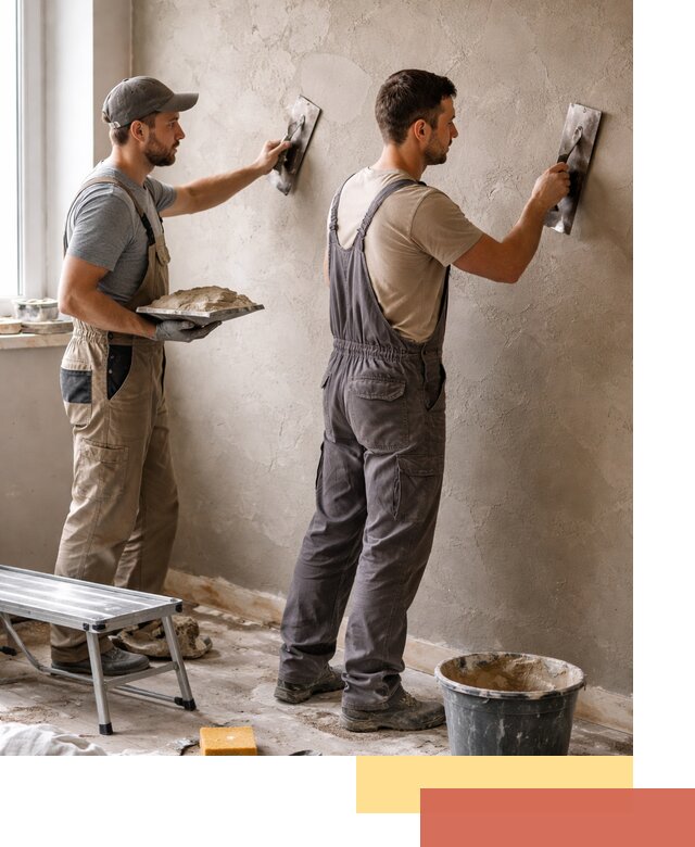 Ремонт декоративной штукатурки и восстановление фактуры в Мариинске