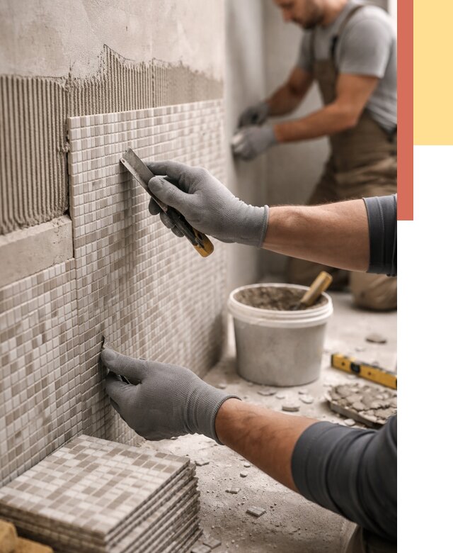 Облицовка стен мозаикой в Мариинске от 3263 руб/м2 — укладка мозаики на стены | ОТДЕЛОЧНИК-Мрн