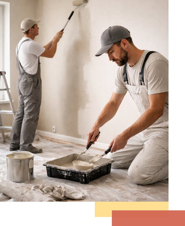 Покраска стен в квартире в Мариинске — профессионально и аккуратно