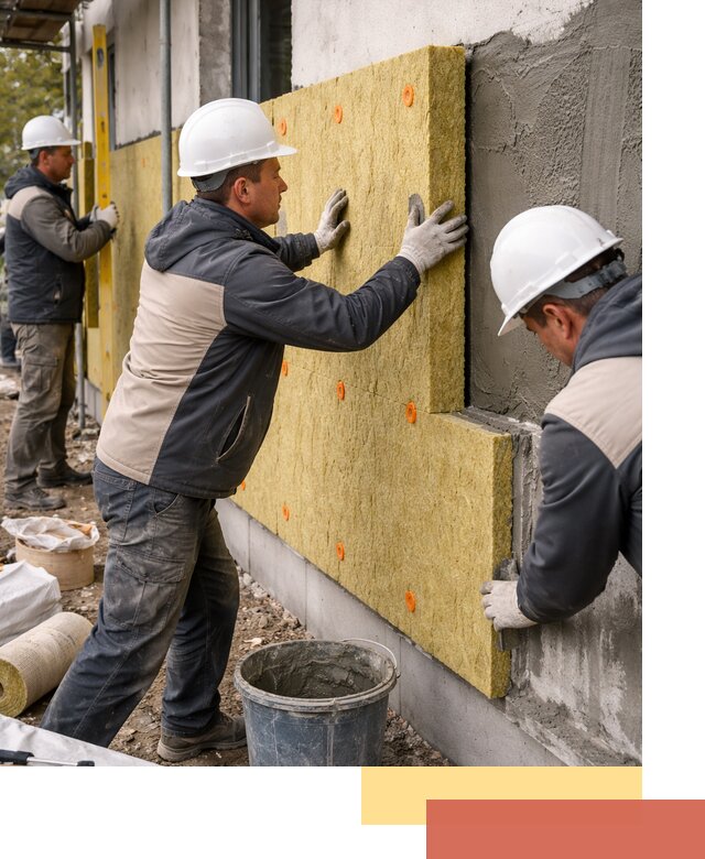 Утепление стен минватой в Мариинске — тепло и звукоизоляция