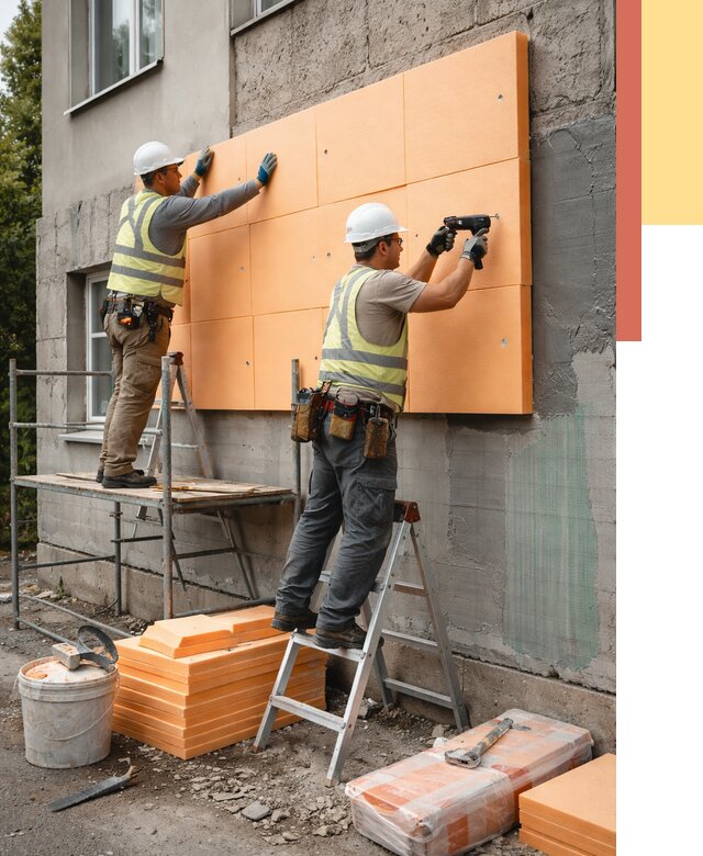 Утепление стен пеноплексом в Мариинске от 1887 руб./м2 — быстро и недорого | ОТДЕЛОЧНИК-Мрн