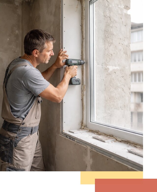 Монтаж гипсокартонных откосов в Мариинске под ключ