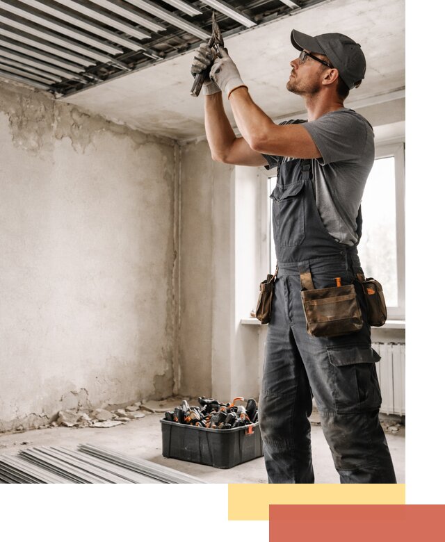 Демонтаж реечного потолка в Мариинске быстро и аккуратно