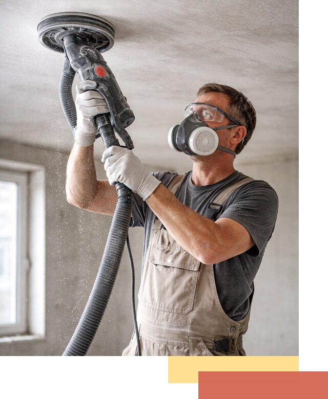 Шлифовка потолка в Мариинске — качественная подготовка под отделку