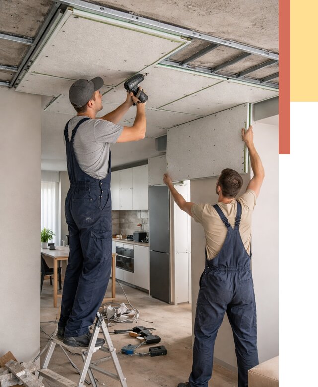 Шумоизоляция потолка панелями зипс в Мариинске от 1887 руб. под ключ | ОТДЕЛОЧНИК-Мрн